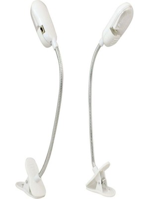 MCM Group Mandallı Pilli Ledli Kitap Okuma ve Aydınlatma Lambası