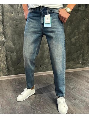 Damian Kot Boyfriend Yıkamalı Denim Erkek Jean Pantolon