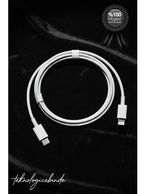 Teknoloji Cebinde Iphone Uyumlu Lightning Hızlı Şarj Type-C Lightning Şarj Kablosu Type C Kablo