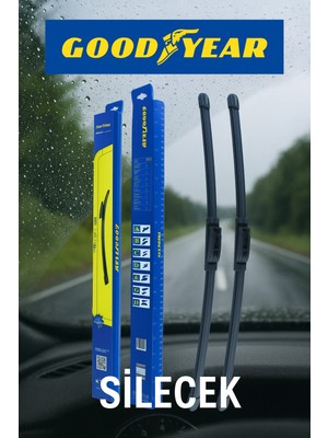 Goodyear Peugeot 208 Supermute 2'li Muz Silecek Takımı 2012-2022 Hatchback (5 Kapı) (650MM+400MM)