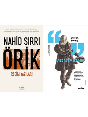 Alfa Yayınları Resim Yazıları + Montaigne