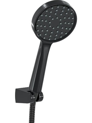 Romena | Valtemo Siyah El Duşu + Hortum + Mafsal 3’lü Duş Seti