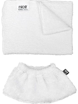 Misda Store Polti-Karcher Buharlı Temizleyici Uyumlu 5 Lastikli, 5 Büyük Düz Havlu Bez Seti 10'lu (Niceset M10)