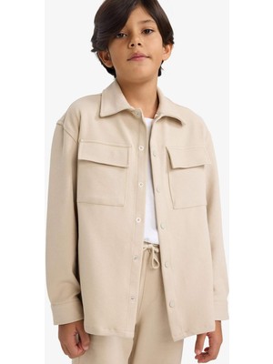 DeFacto Polo Yaka Ceket Erkek Çocuk G3750A825AU