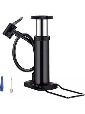 Trendhane 17CM Bisiklet Pompa Alkano Lastik Şişirme Pompası Oto Motor Bisiklet Top Bot Şişirme Pompa Uç Hediye