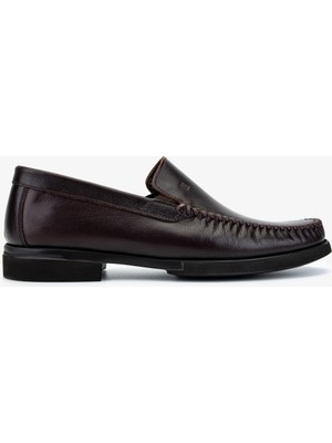 Valmenti Erkek Hakiki Deri Kahverengi Loafer Ayakkabı 1008 VAL-2829 Erk Ayk Y25 Kahve Bfl