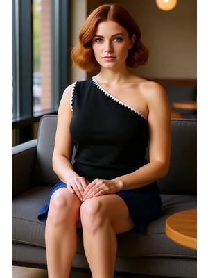 FRM Tek Omuzlu Triko Üst Kadınlar Için Zamansız Şıklık ve Konforlu Tasarım Kaliteli Şık Rahat Modern