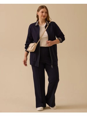 Seçil 10002521114001 Önden Fermuarlı Kol Ucu Lastikli Oyşo Ceket