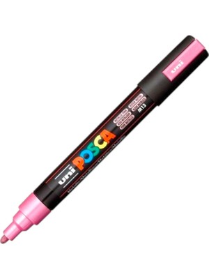 Uniball Posca (1.8-2.5) Su Bazlı Boyama Markörü Metalik Pembe ( N ) (Uni-Pc-5m)