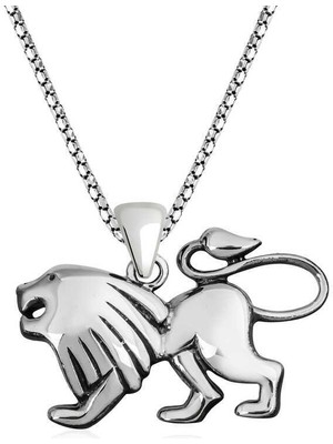 Gumush ​Gümüş Aslan Kolye