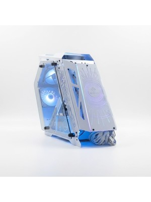 Daryun Razon 6x 120MM Argb Fanlı Robotik Beyaz Gaming Bilgisayar Kasası