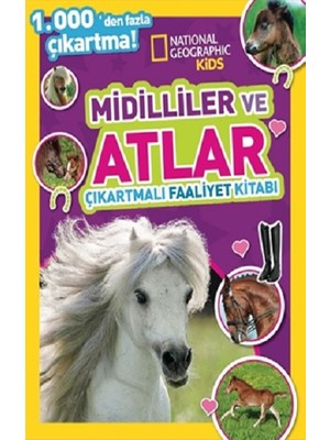Beta Kids National Geographic Kids Midilliler ve Atlar Çıkartmalı Faaliyet Kitabı