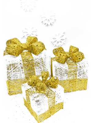 Waldern 3lü Hediye Paketi Gold-Beyaz Set