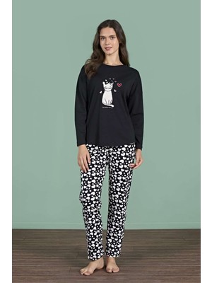 Pijadore 1927 Uzun Kollu Bayan Pijama Takım