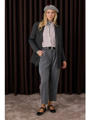 HE-QA Havuç Kesim Pantolon Antrasit