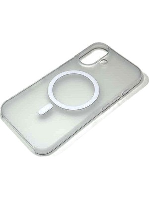 iPhone 16 Magsafe Destekli Mat Buz Görünümlü Ince Koruma Kılıf - Lecco