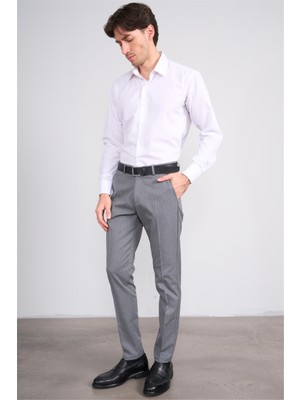 Erpant 10 Gri Erkek Poliviskon Venüs Slim Pantolon