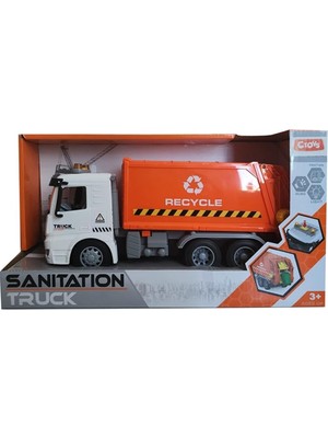 Ctoy oyuncak ışıklı Sesli Çöp KAMYONU CTOY-PY8922B