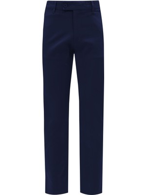 Uki Açık Lacivert Comfort Fit Chino Pantolon