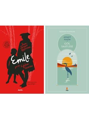 Kapı Yayınları Emile Ya Da Eğitim Üzerine (Ciltli) + Göl Saatleri