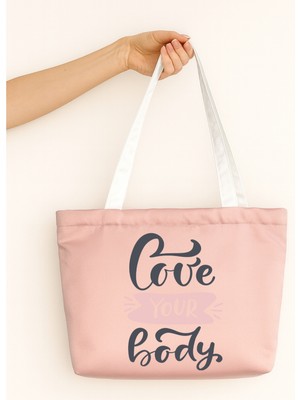 Ada Kostüm Love Your Body Tasarım Mat Saten Çanta