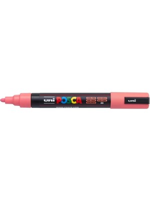 Uniball Posca (1.8-2.5) Su Bazlı Boyama Markörü Mercan Pembe ( N ) (Uni-Pc-5m)