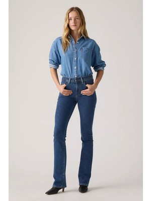Levi's 725 Pamuklu Slim Fit Yüksek Bel Jeans Bayan Kot Pantolon 18759