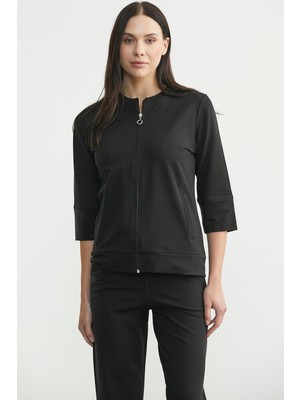 Sementa Truvakar Kol Taşlı Eşofman Takım - Siyah