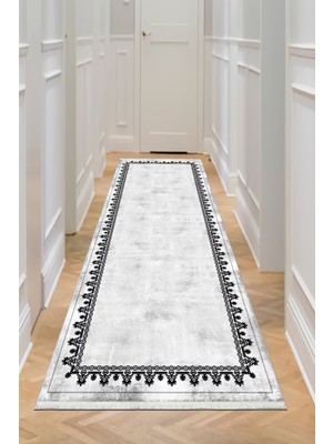 Bazaar Forum Pamuk Taban Dijital Baskı Kaymaz Tüy Dökmeyen Makinada Yıkanabilir Salon Halısı Mutfak Halısı