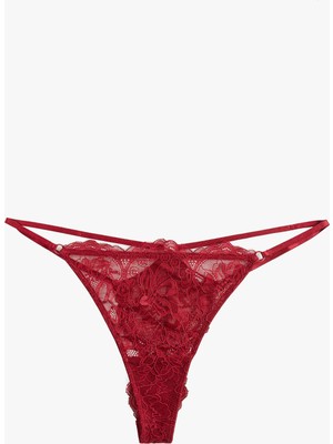 Koton Rahat Kalıp Dantelli String Külot