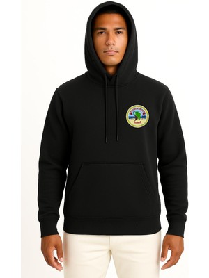 Bahriyeli Collection Kapüşonlu Amfibi Deniz Piyade Cep Tasarımlı Unisex Sweatshirt