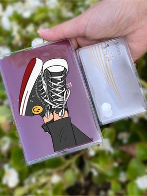 Nurdic Keyfim Gıcır Desenli Universal Şeffaf Pasaport Kılıfı Model Tüm Ülke Pasaportlarına Uygun