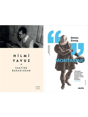 Alfa Yayınları Saatine Bakan Adam + Montaigne