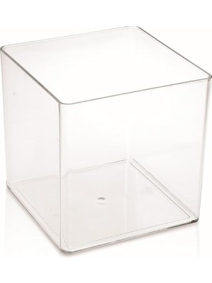 Saksı 2,8 Litre 15 cm Şeffaf Kristal Saksı