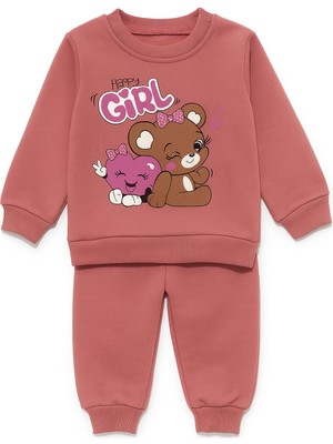 Küçük Trend Kız Çocuk Eşofman Takımı