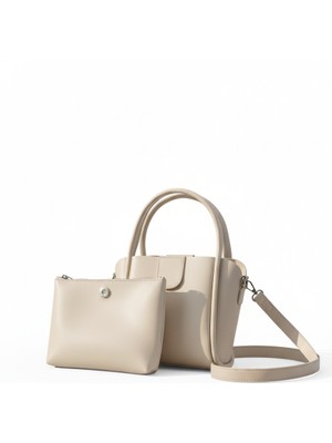 Wolını Kadın Yavrulu Omuz ve El Çantası