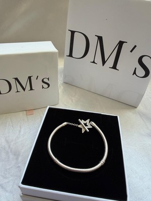 DM's Silver Zincirli Yıldız Gümüş Bileklik
