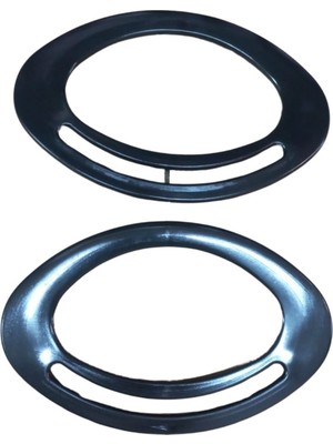 Akıllı Durak Çanta Sapı Oval Siyah 18 cm