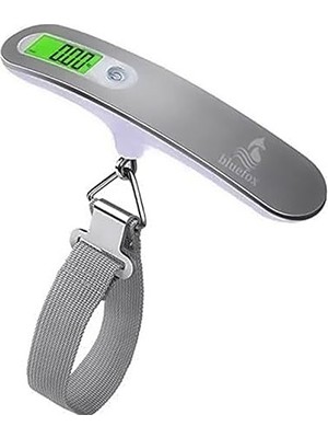 Dijital Bagaj Tartısı - 50KG/110LB Kapasiteli, Dara Fonksiyonlu, Arkadan Aydınlatmalı LCD Ekran, Çoklu Ağırlık Birimi Seçenekleri, Taşınabilir ve Ergonomik Tasarım