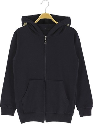 Crassi Erkek Çocuk Hırka 2 Iplik Şardonlu Arkası Baskılı