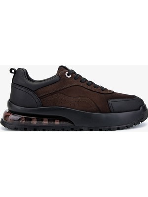 Valmenti Erkek Hakiki Deri Kahverengi Sneakers & Spor Ayakkabı 298 3203-1626 Erk Ayk SK25-26 Khv Dnt/khv