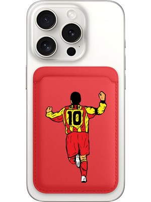 Nurdic iPhone 11 12 13 14 15 16 17 Pro Max Plus Air Magsafe Mıknatıslı Kırmızı Kartlık Hagi