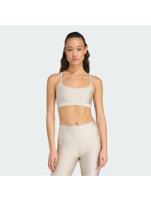 Adidas Performance JY4614 Aeroreact Training Light-Support Shiny Bra