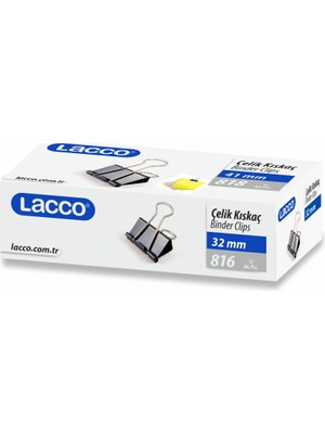 Topnet 816-LACCO 32 mm Celık Kıskac 12 Lı