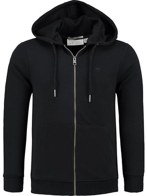 Anthony Jackson Erkek Basic Logo Sweatshirt Onyx