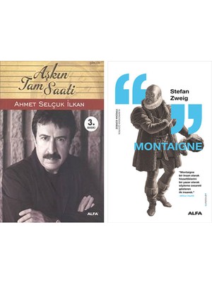 Alfa Yayınları Aşkın Tam Saati + Montaigne