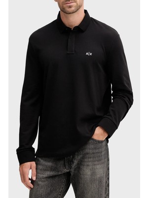 Armani Exchange Pamuklu Regular Fit Uzun Kollu Polo Yaka T Shirt Erkek Polo Yaka T Shirt XM001288 AF17321 UC001