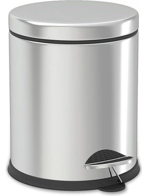 Banyo Krom 3 Lt Micro Pedallı Çöp Kovası