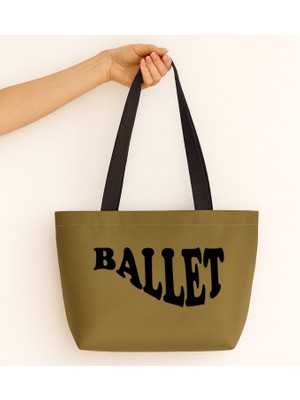 Ballet Tasarım Mat Saten Omuz Çantası