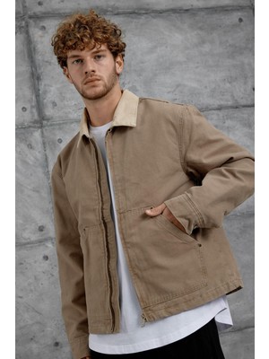 Kahverengi Mmx Denim Kot Ceket